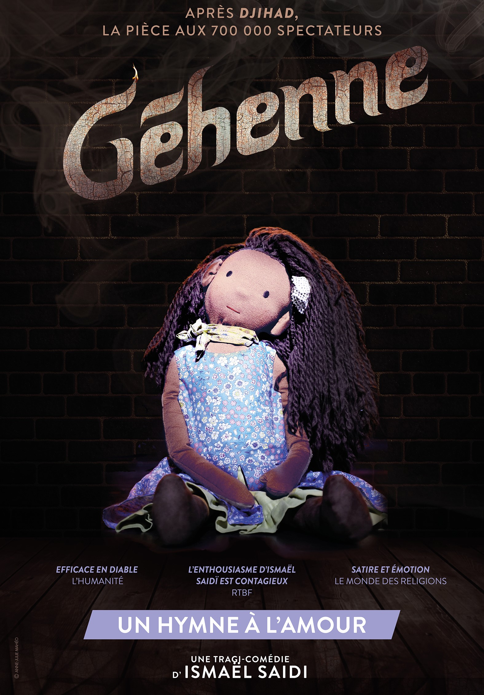 Affiche du spectacle Géhenne